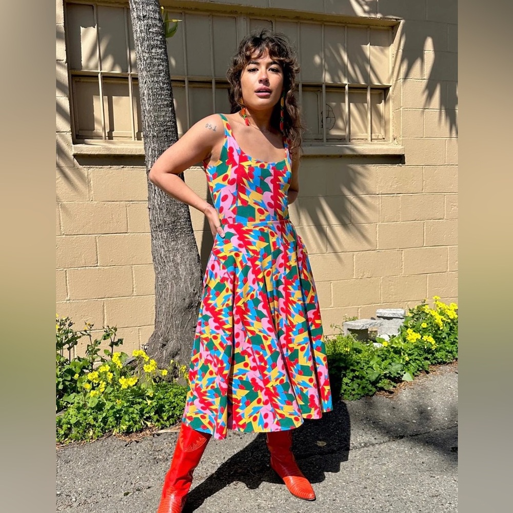 *Brand New* NooWorks Vacation Dress in Macarena, size S